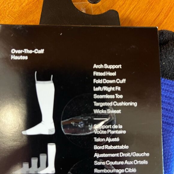 Duke Blue Under Armour 8.5-13 Men's Cushioned Over-The-Calf Socks Womens 10-14 - Picture 4 of 4